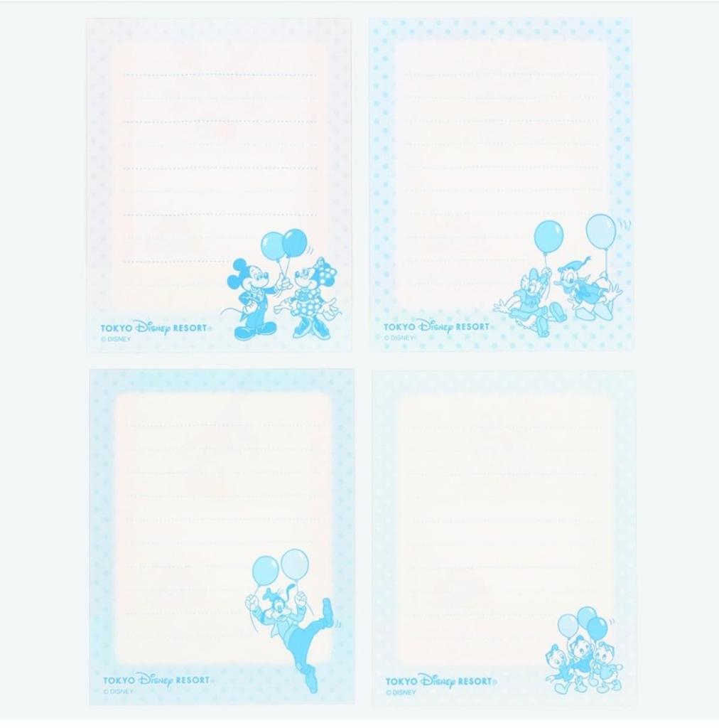 Disney Mickey & Friends Origami Memo Pads, 10 Designs with Stickers, Minnie Mouse, "Tokyo Disney Resort Exclusive" Disney Merchandise, Tokyo