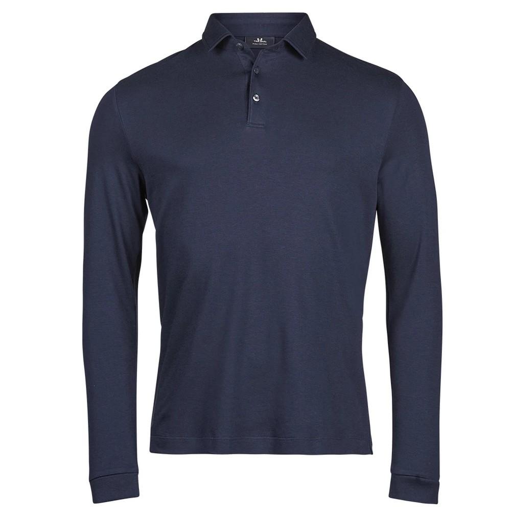 Tee Jays Mens Prima Long-Sleeved Polo Shirt