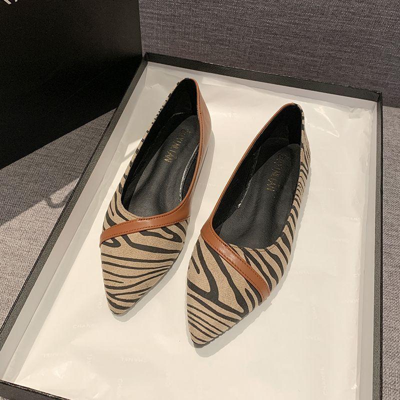 Fairy Gentle with Skirt, Lazy Single Shoes, Women's Foreign Style and Versatile Granny Shoes, New In Spring and Summer 2025