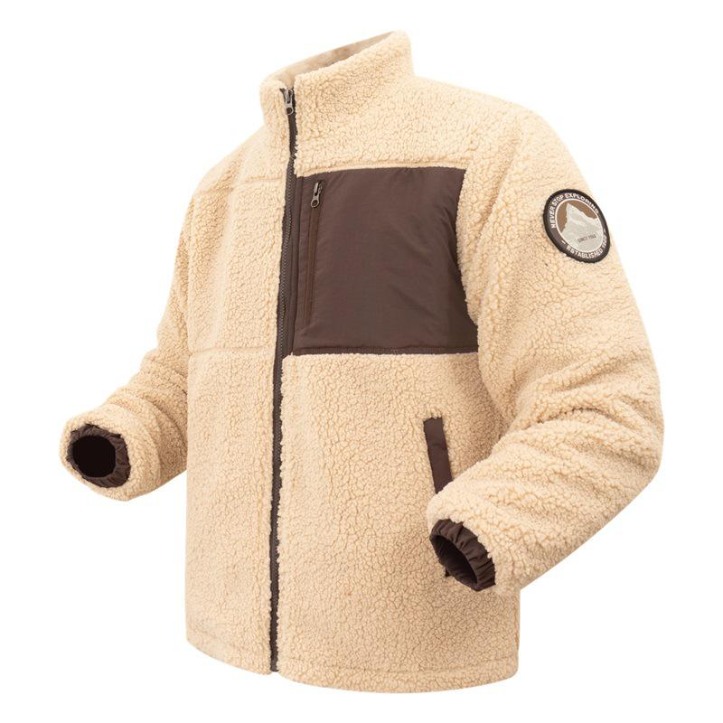 Men's 2024 Winter Windproof Lambskin Fleece Coat
