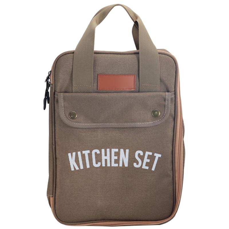 Cooking Utensils Carry Bag Camping Cookware Storage Bag Picnics Hiking Bag Outdoor Cooking Kitchen Cookware Organizers
