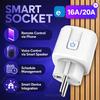 eWeLink WiFi Smart Plug 16A EU Smart Socket With Power Monitoring Timing Function Voice Control Via Alexa Google