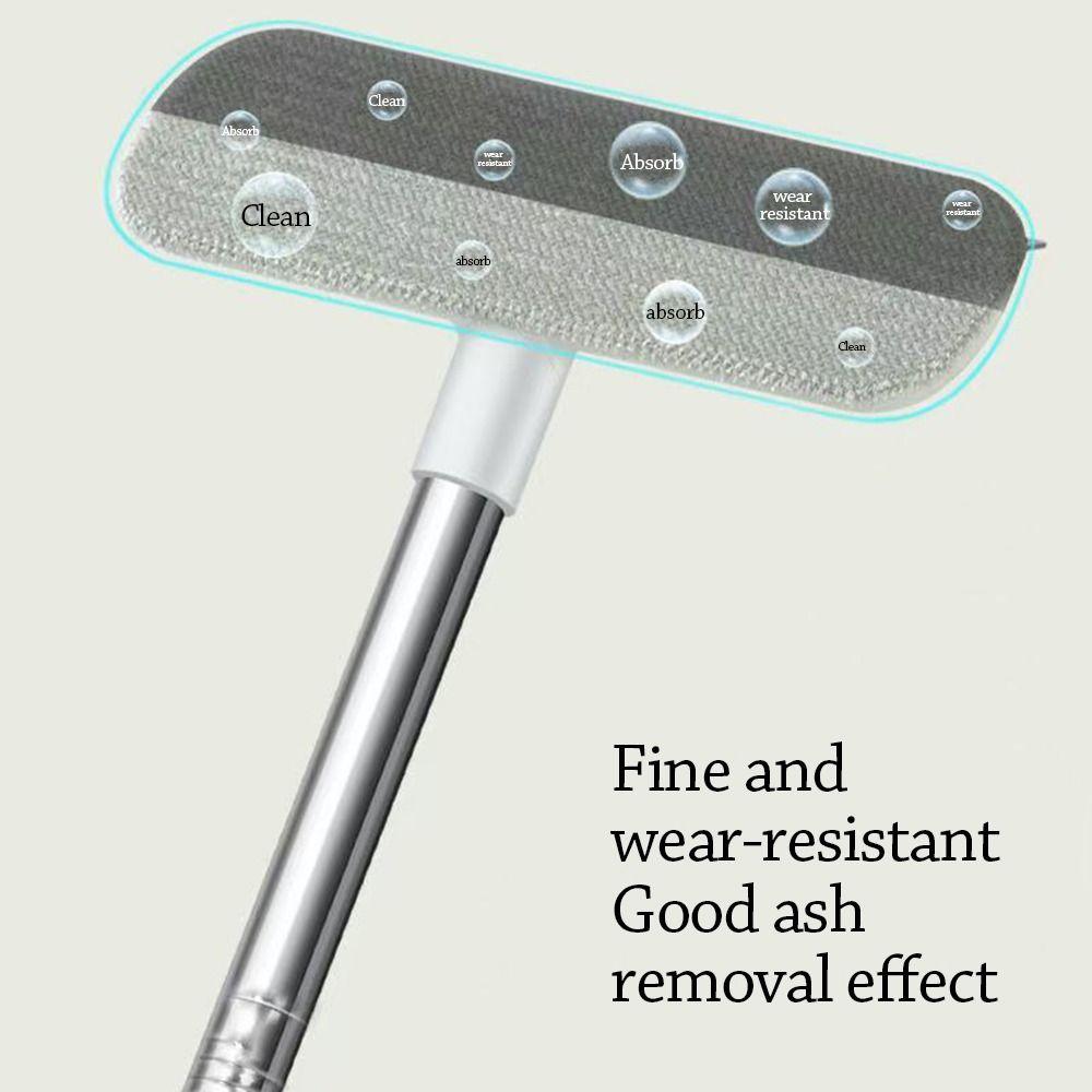 Durable Telescopic Rod Glass Cleaning Brush Cleaning Tools Multifunctional Bed Sweeping Brush Dust Removal Wash Wiper for Home