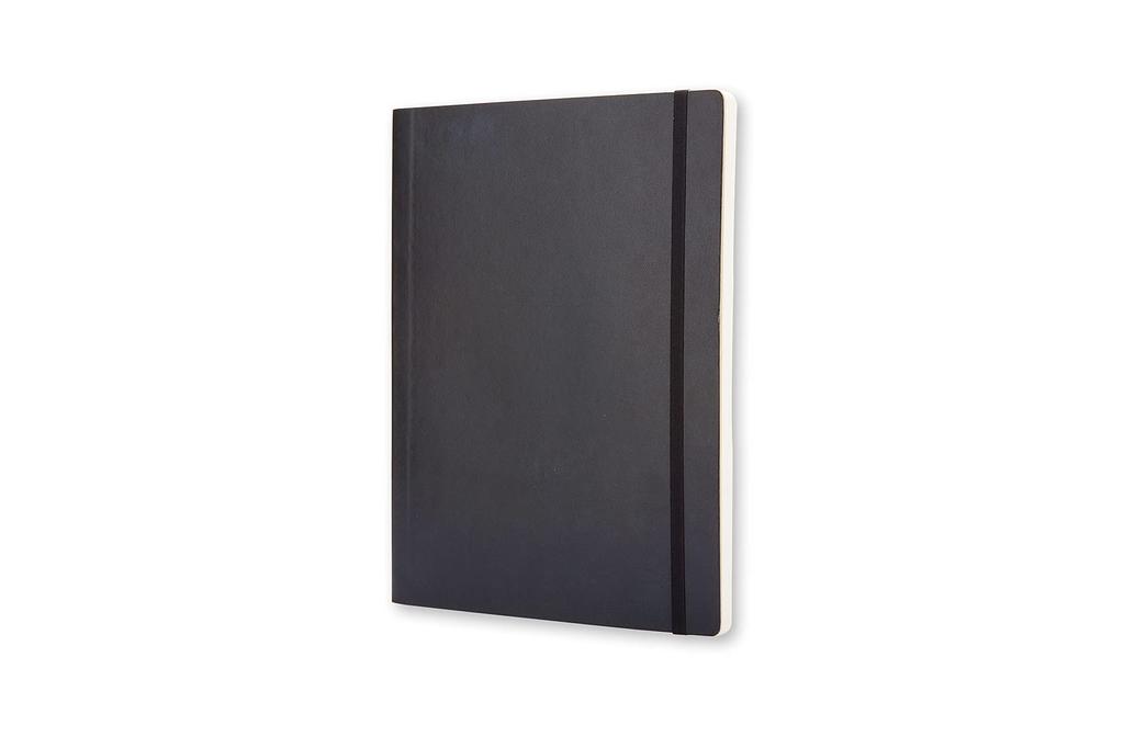 Moleskine Classic Notebook Soft Cover Grid XL Size wide x 25cm Black QP622 (19cm long)