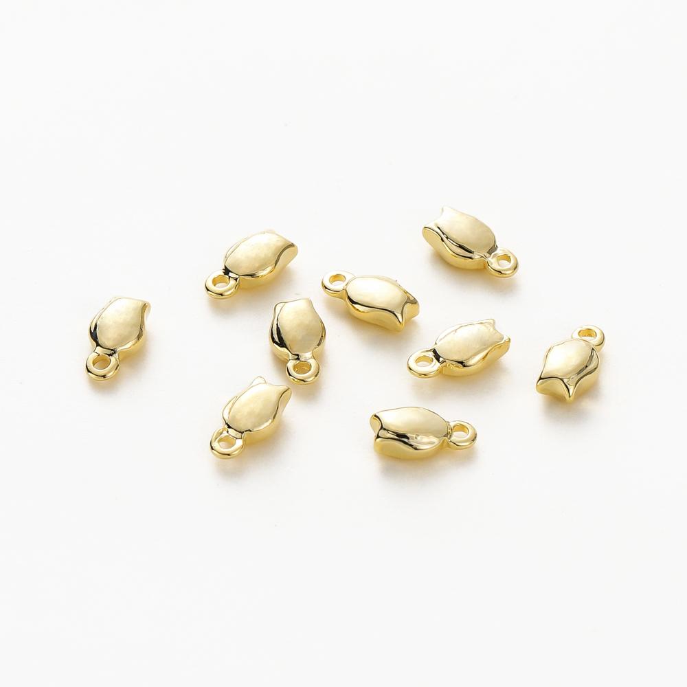 20 Stück 14K 18K Goldfarben Beschichtetes Messing Mini Sterne Herz Anhänger Für Schmuckherstellung Handgemacht DIY Ohrring Charms Finding Component