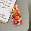 Japan Korea Cute Tomato Pattern  Phone Case For iPhone 11 12 13 14 Mini Pro Max XR X XS TPU Clear Case For 8 7 6 Plus SE 2020