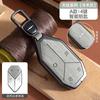 For BYD Formula Leopard 5 8 Titanium 3 7 Car Key Case Zinc Alloy Cover Keychain Shell Fob Metal Car Key Leather Holder Key Bag