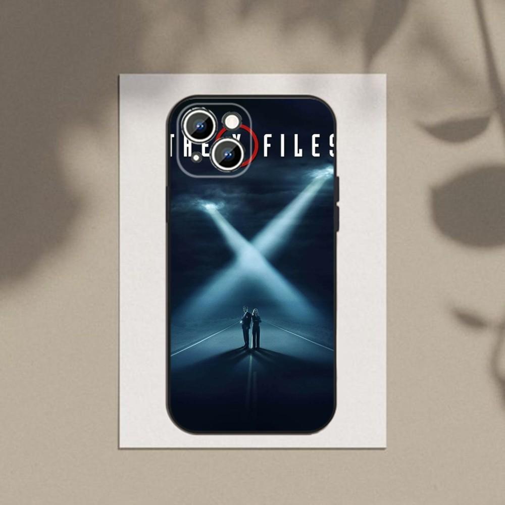 

The X Files Tv Show Phone Case Phone Case For Apple iPhone 15,14,13,12,11,XS,XR,X,8,7,Pro,Max,Plus,mini Silicone Black Cover iPhone8