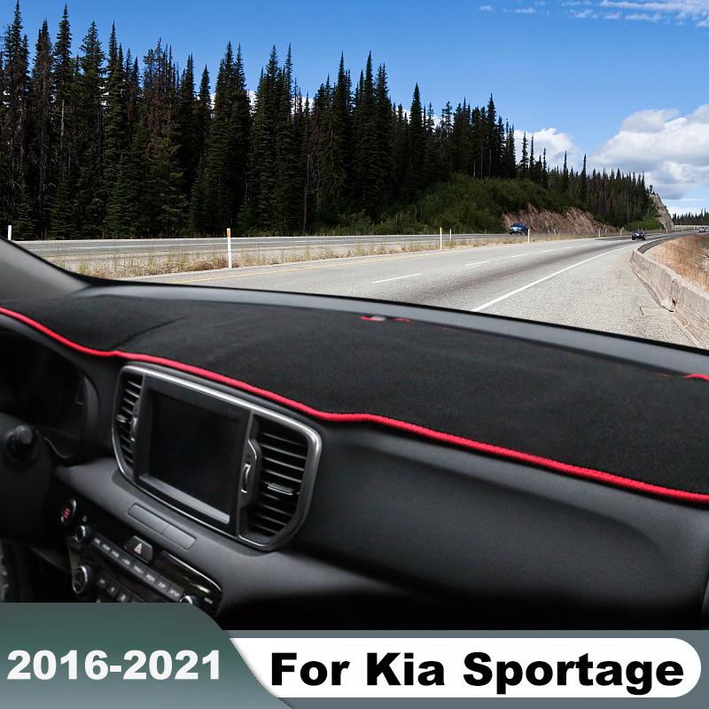 Stínící podložka na palubní desku auta, protiskluzová podložka na přístrojový panel pro Kia Sportage 4 QL 2016 2017 2018 Příslušenství