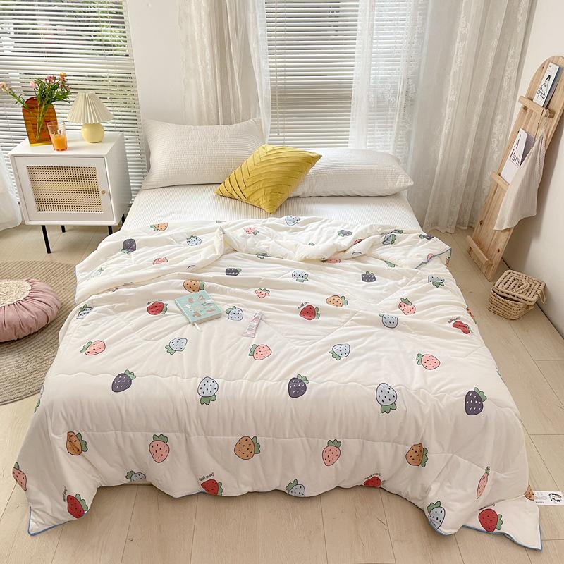 2025 Soft Milk Knit Cotton Soy Summer Cool Quilt 110*150cm