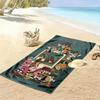 Digimon Adventure-inspiriertes 2D-Flachdruck-Strandtuch, Großes Weiches Schnelltrocknendes Handtuch für Strand Camping SchwimmenXSTJ0915501