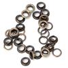 100 Pcs Brass Cloth DIY Tool Knitting Accessory Anti Rust Leather Craft Eyelet(Bronze 17mm)