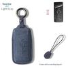 Compatible Key Case for GAC AION Y & Trumpchi GS Models (GS3, GS4, GS5, GS6m) with Suede Shell and Buckle Design