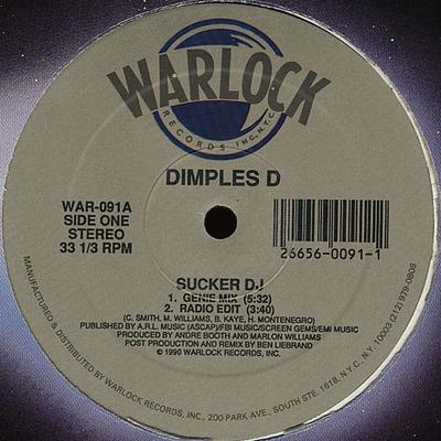 12inch Record DIMPLES D - Sucker DJ WAR091 Warlock Records 1990 US Rap & Hip-Hop/R&B Used
