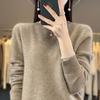 Sweater Women O-neck Cashmere Knitwear Female Pullover Autumn Winter Casual Tops Solid Color Soft Clothing