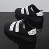Scarpe casual primaverili con suola piatta a bassa caviglia nere scarpe da allenamento tedesche alla moda k