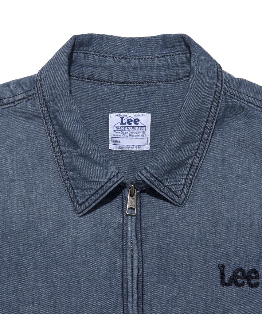 Lee Linen Denim Blouson Jumper Indigo Light
