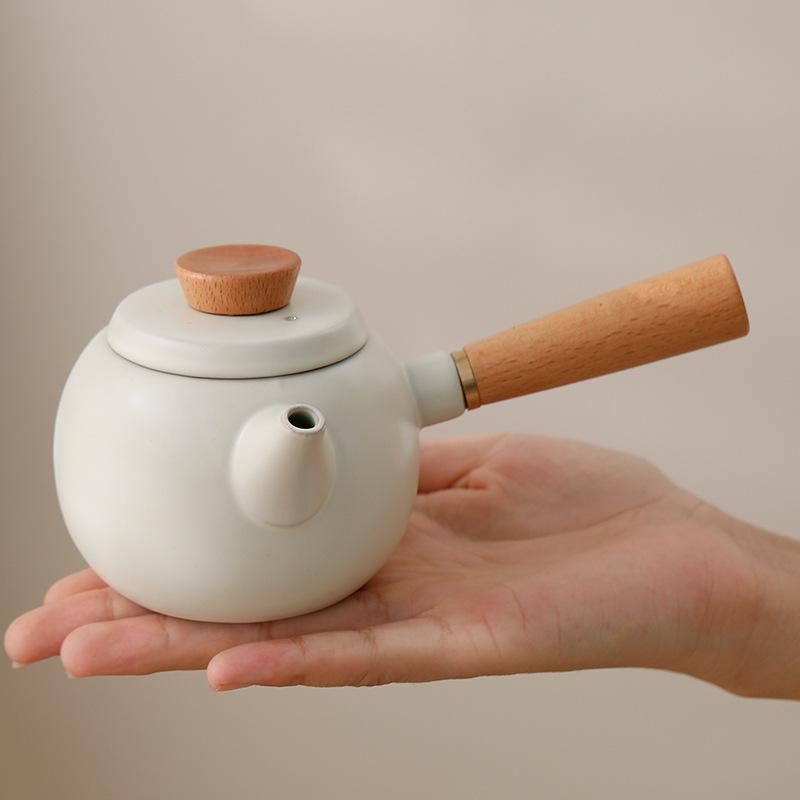 Chinese Travel Kung Fu Tea Set Small Set Household Simple Teapot Ceramic Teacup Outdoor Tea Tray Portable Bag