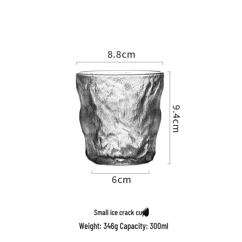 ZISIZ European Style Crystal Whiskey Glass