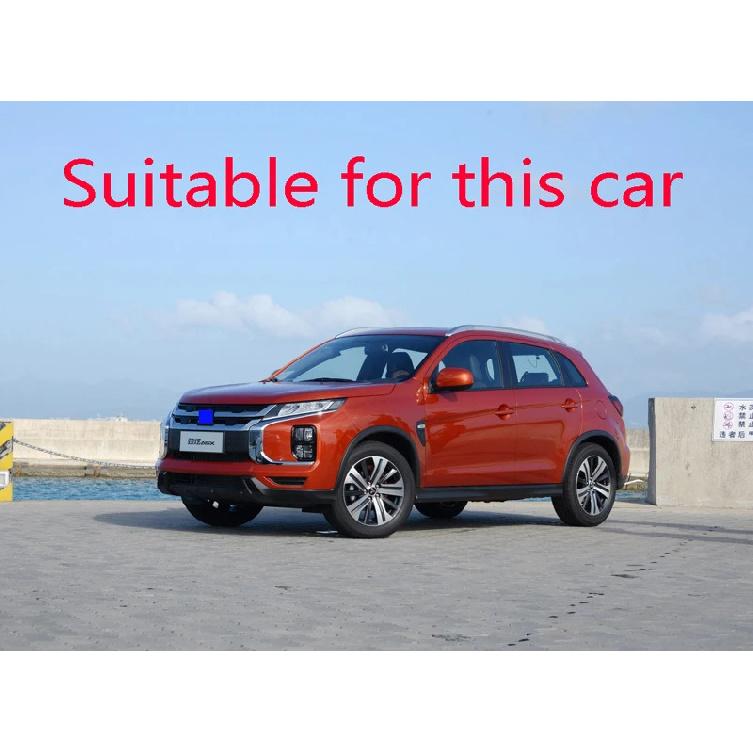 For Mitsubishi RVR ASX Outlander Sport ES ABS Chrome Front Fog Light Lamp Cover Trim Molding Bezel Garnish Sticker