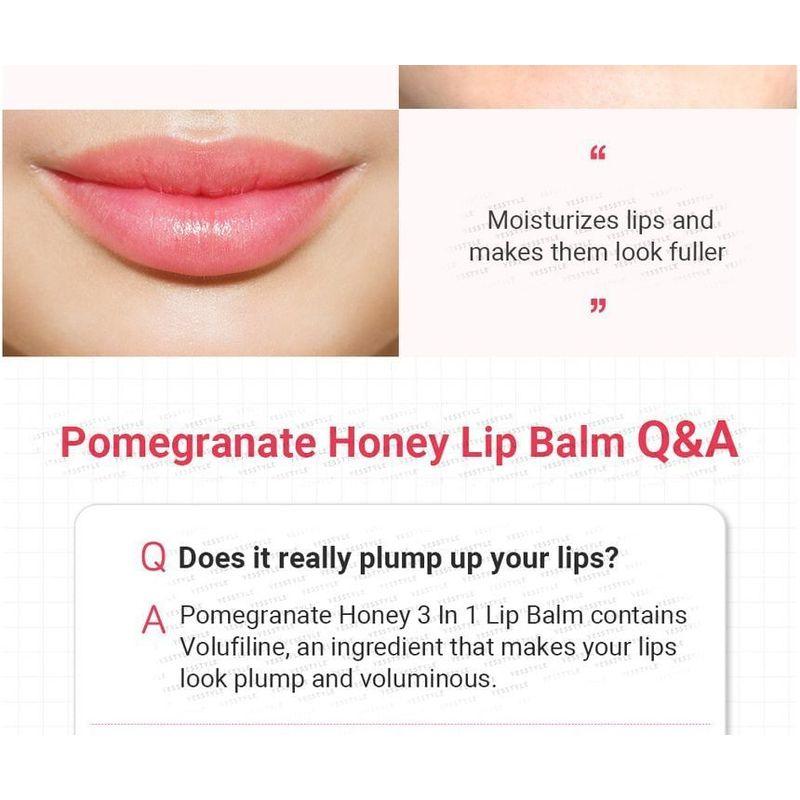 Frudia Pomegranate Honey 3 In 1 Lip Balm