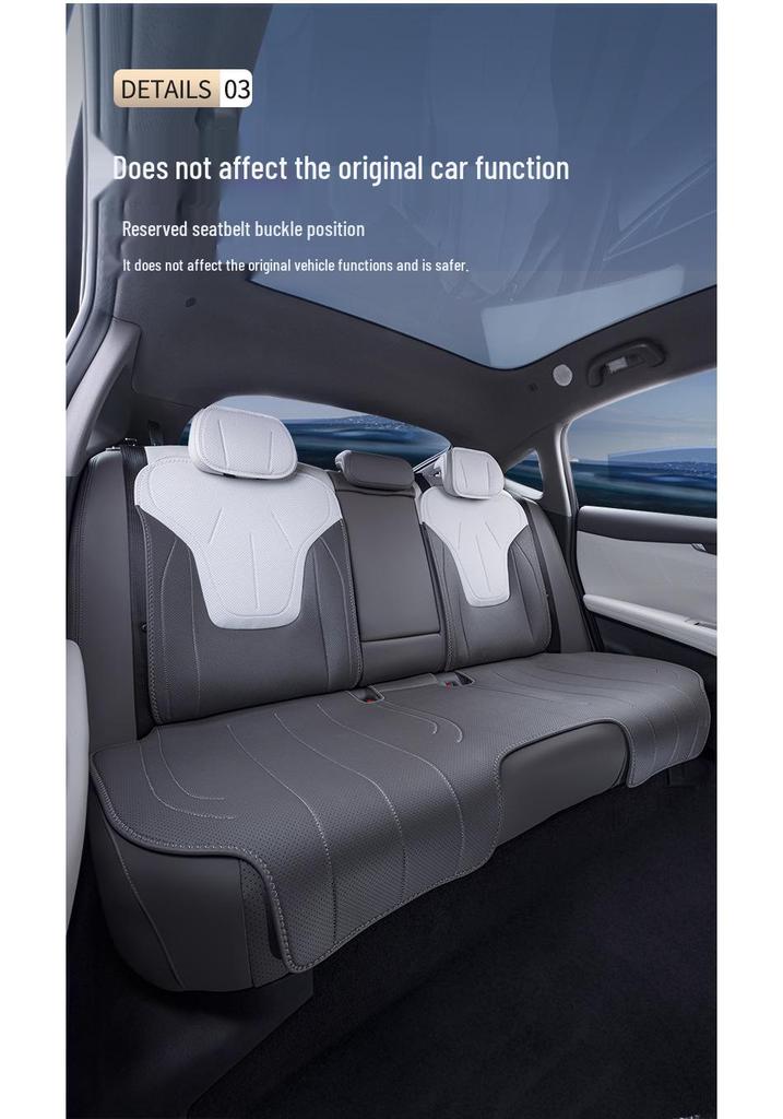 Deep Blue L07 All-Season Car Seat Cushion and Cover Set
