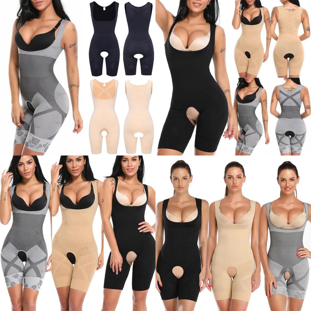  Modellante Compressivo Traspirante da Donna a Corpo Intero Corsetto Guaina Per Seno Migliorato e Glutei Sollevati