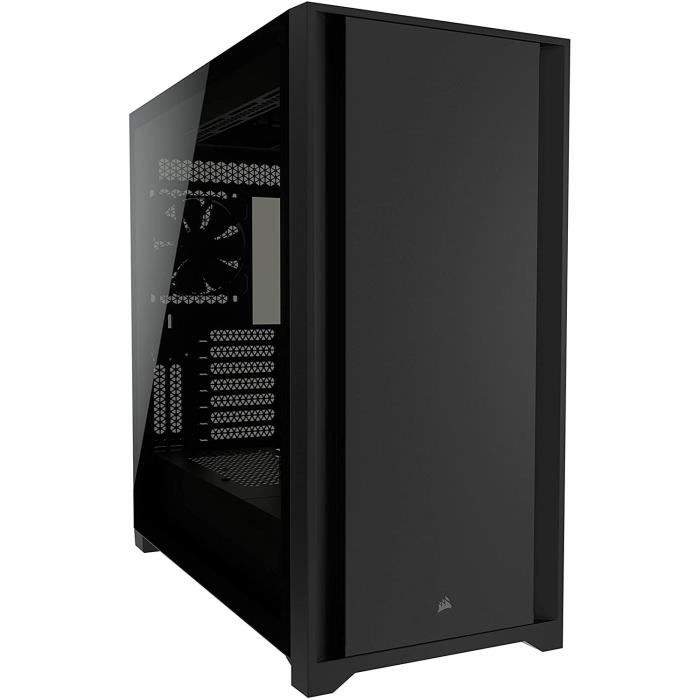 Corsair 5000D PC case - tempered glass mid-tower ATX - black (cc-9011208-ww)