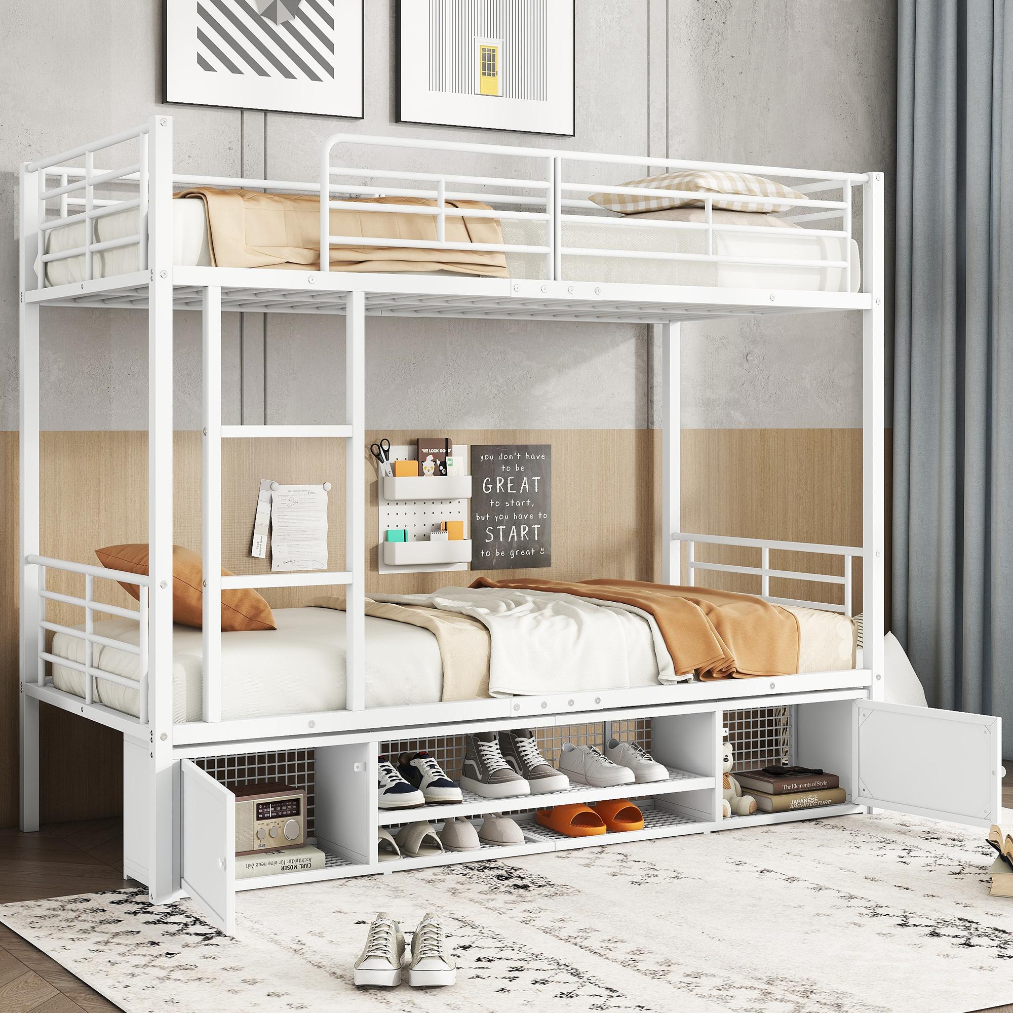 Iron Frame Bed, Bunk Bed, Open