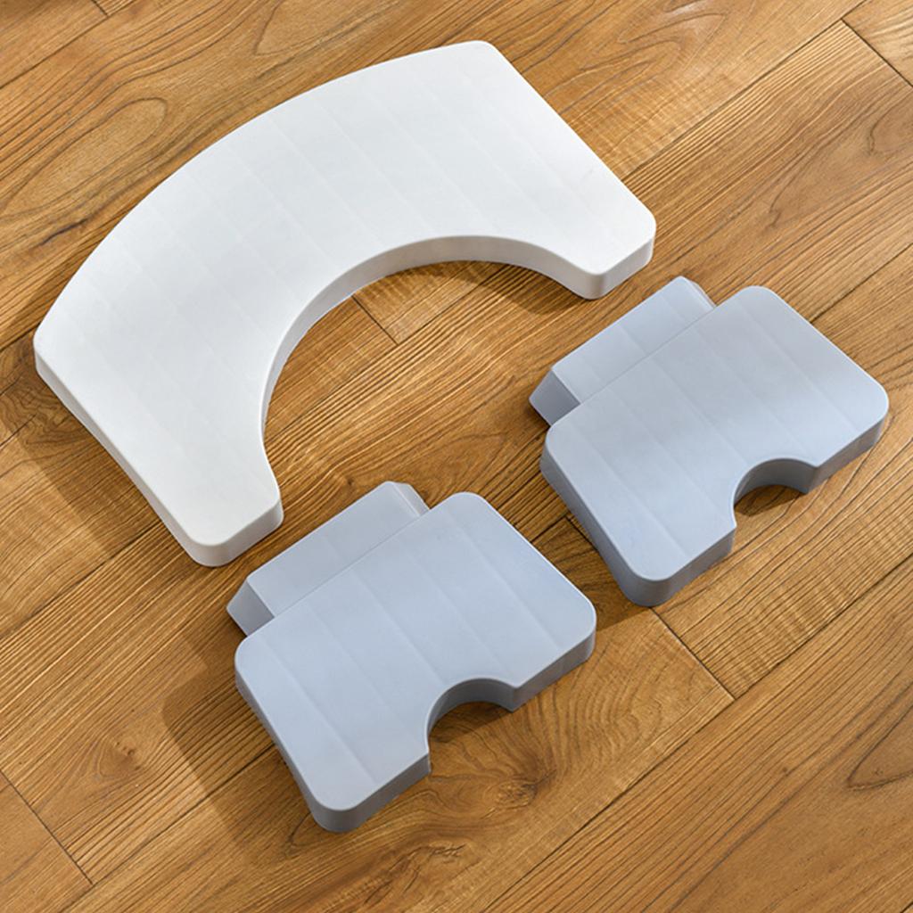 Detachable Toilet Stool with Non Slip Base Splicable Potty Step Stool Sitting Posture Foot Stool Bathroom Toilet Potty