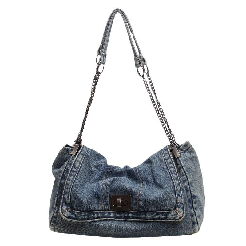 2025 Summer New Fashion Chain Bag Large Capacity Tote Bag