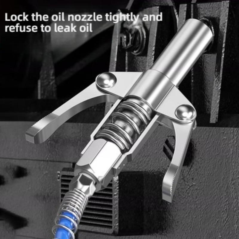 Butter Gun Mouth Lock Pliers Butter Nozzle Electric Pneumatic Manual Self-locking Oil Nozzle Gun Head Accessories Grease Gun