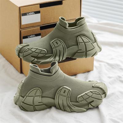 Designer Green Socks Sneakers Men Loafers Streetwear Men's Casual Sport Shoes Light Breathable Running Shoes Men Slip On Sneaker