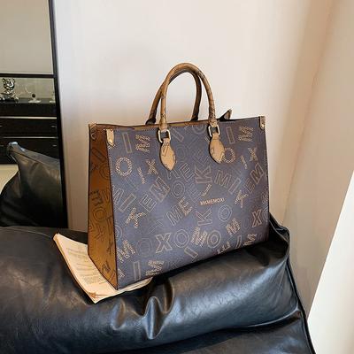 Large Capacity Old Flower Pattern Women's Bag Female Traveler Bag Cross-border New Fashion Atmosphere