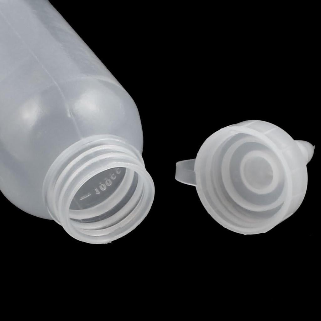 Rosfix Dosierflasche 300ml mit Applikator – Präzise Dosierung chemischer Substanzen | Höhe 165mm | Verhindert Verdunstung