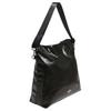 adidas Originals Trefoil Metal Logo Polyurethane Crossbody Shoulder Bag Large Women Bags Black KS5157