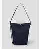 Beanpole Accessory René Canvas Shoulder Bag Navy