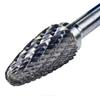 SF-5 Carbide Burr 1/2'' Cutter Die Grinder Metal Carving Rotary File  Engraving