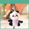 Small Panda Plush Keychain With Pp Cotton Filling For Travel And Backpack Decor