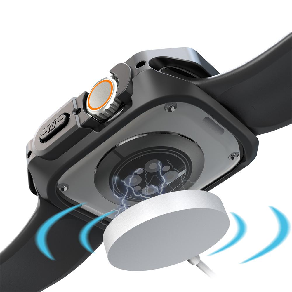 Etui Na opaskę Apple Watch Ultra2 1 49mm Pokrycie PC Ramka do Iwatch Seria 9 8 7 SE 6 5 4 Ochronna obudowa Zderzak Pokrywa