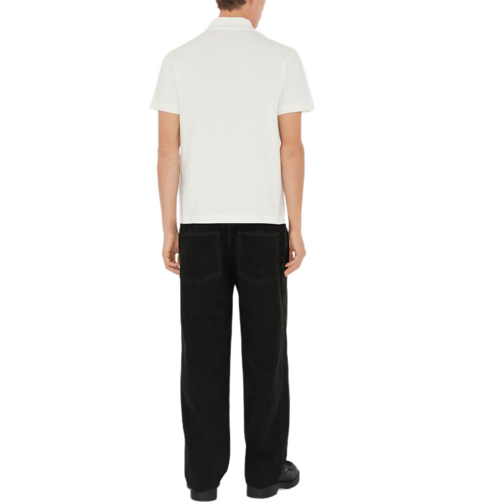 Burberry embroidered-logo polo shirt 81022071
