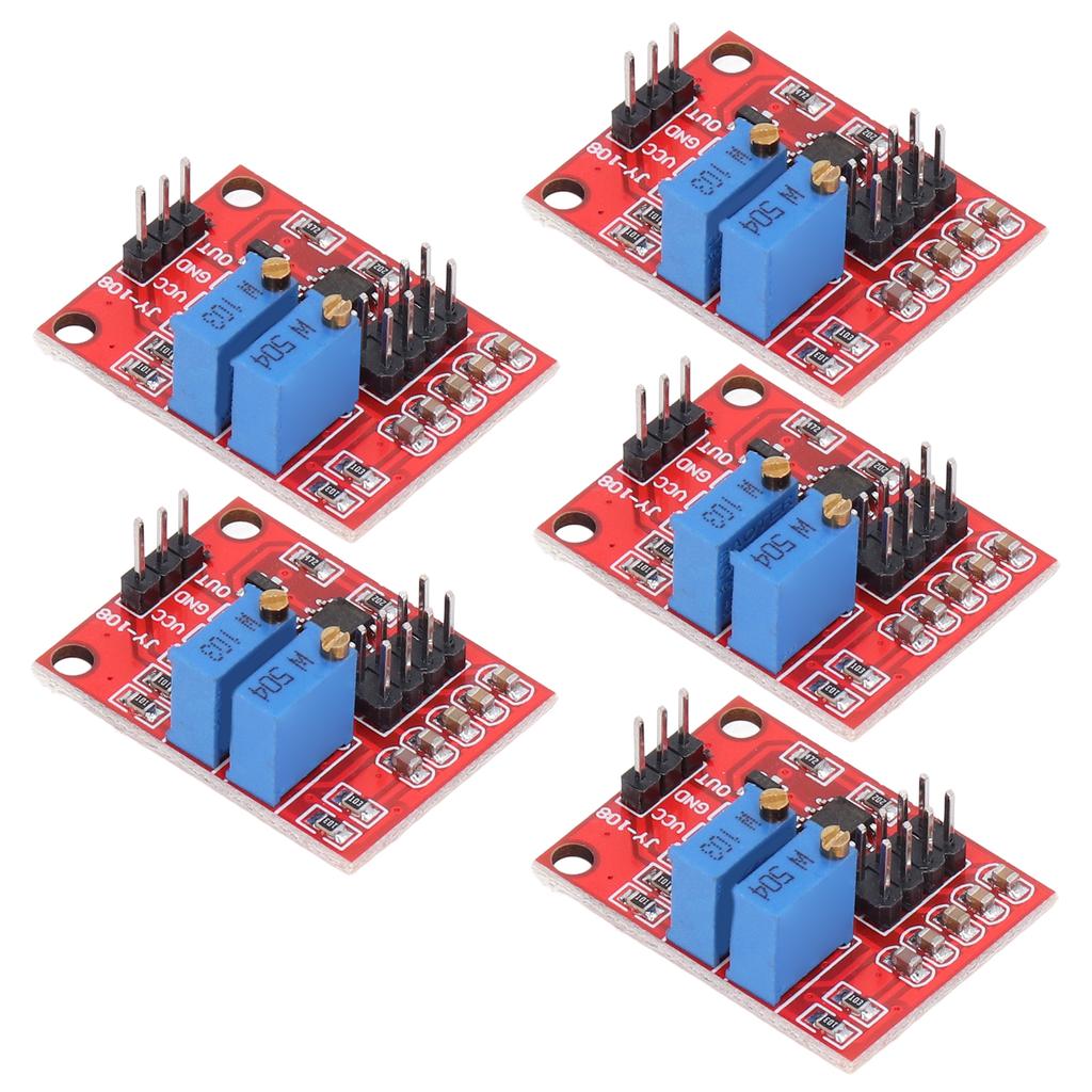5Pcs NE555 Pulse Module Frequency Duty Cycle Adjustable Module Squares Wave Signal Generator