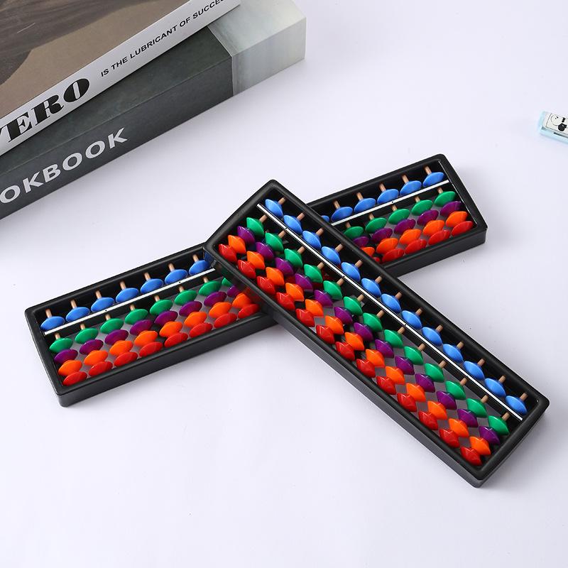 1Pcs Portable Chinese 13/17 Digits Column Abacus Arithmetic Soroban Calculating Counting Math Learning Tool For Children