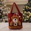Elk Gift Plush Bag Santa Candy Bags Lovely Christmas Present Bags  Ornament