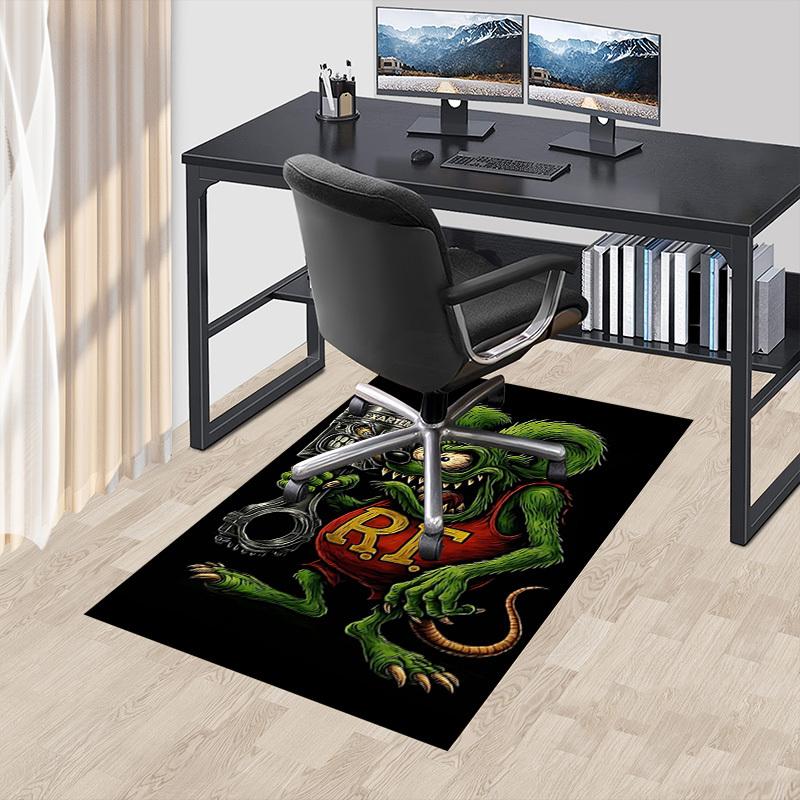 1pc Rat Fink Carpet, Office Rug Outdoor Mat Home Decor Area Carpet Festival