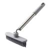 Crevice Brush with Extended Handle Universal Rotation Design V-Shaped Dense Bristles Stubborn Stain Remover Brush