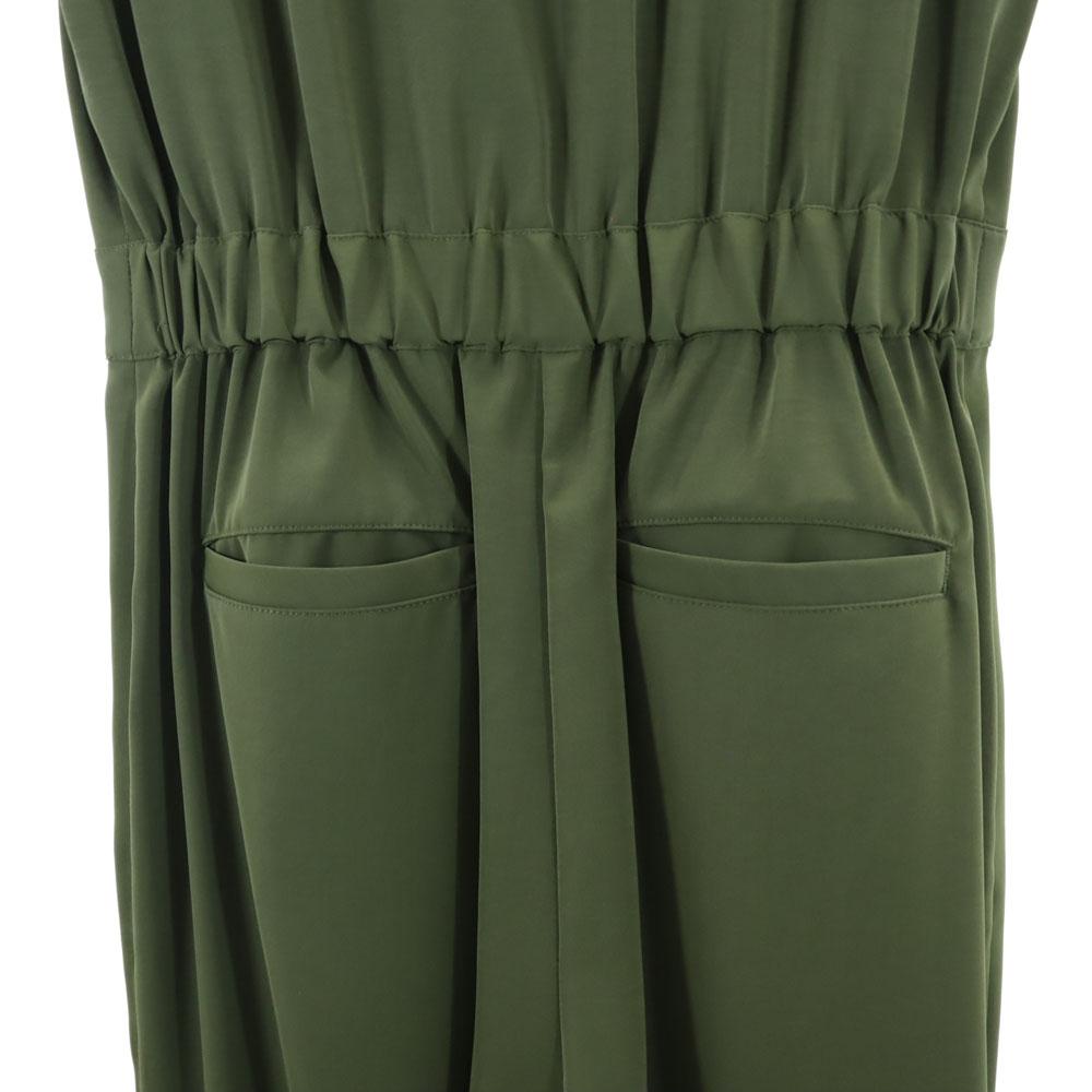 AMERI UNDRESSED Short sleeve All in one M khaki French sleeve jumpsuit Women Used