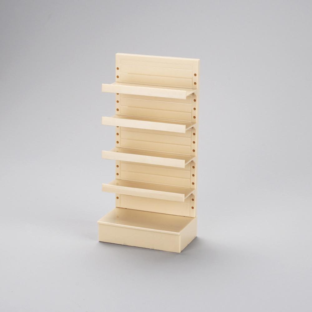 8*5*16.8cm Supermarket Display Shelf Mini Miniature Furniture Accessories 1/12 Dollhouse Cabinet