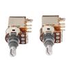 2PCS Guitar Potentiometer A1M B1M Combination 18mm Knurled Shaft Electric Bass Pots for Volume and T