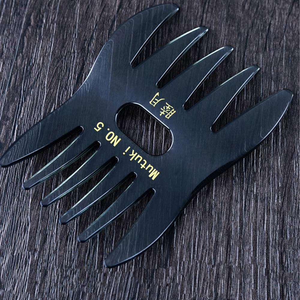 Mutuki Popular Styling Set of For Barbers and Hair Men's Comb, Comb, 5, Anti-Static, Unisex, Salons, Kusi-03